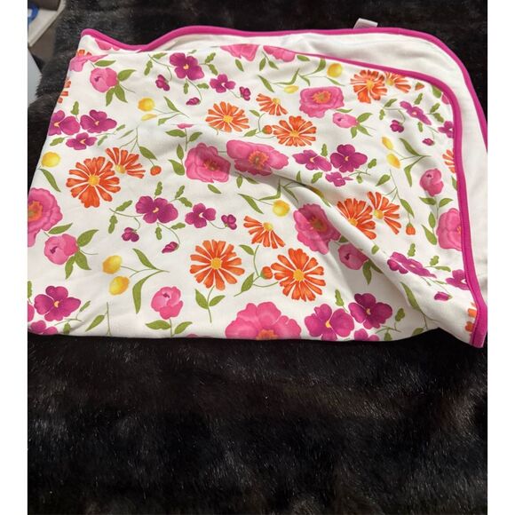 Vintage Gymboree Blanket 2005 Summer Bouquet floral flowers - Picture 1 of 5